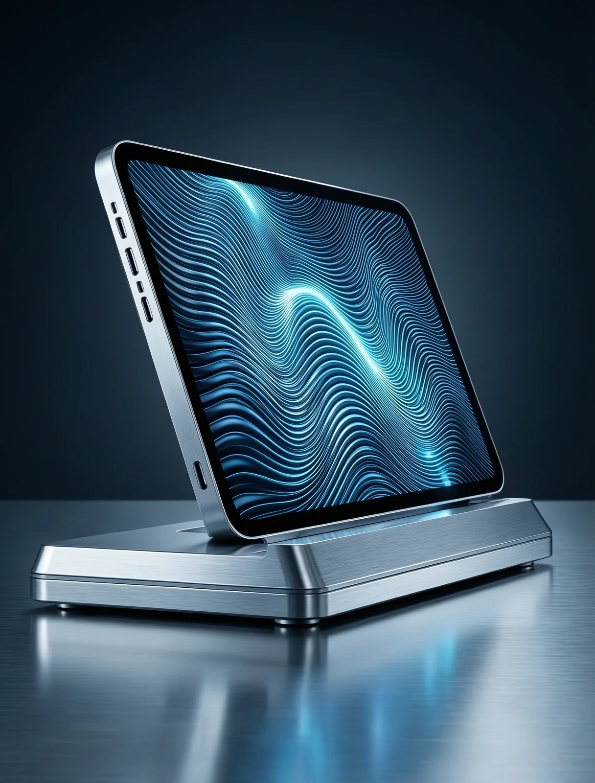 Precision engineered hardware surface.